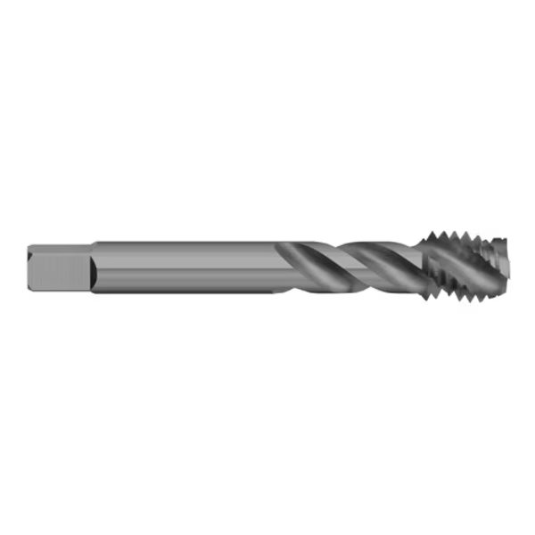#10-24 Spiral Flute Semi-Bottoming Tap High Vanadium Steam Oxide, Kodiak Cutting Tools, Mfr#: 5513871